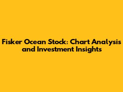 Fisker Ocean Stock: Chart Analysis and Investment Insights