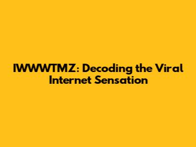IWWWTMZ: Decoding the Viral Internet Sensation