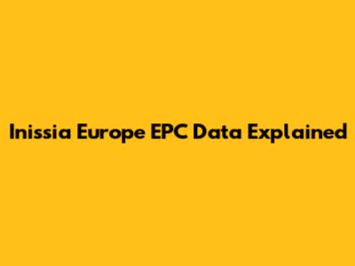Inissia Europe EPC Data Explained