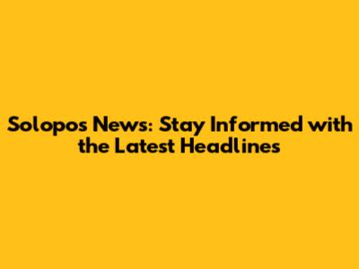 Solopos News: Stay Informed with the Latest Headlines
