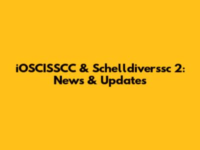 iOSCISSCC & Schelldiverssc 2: News & Updates
